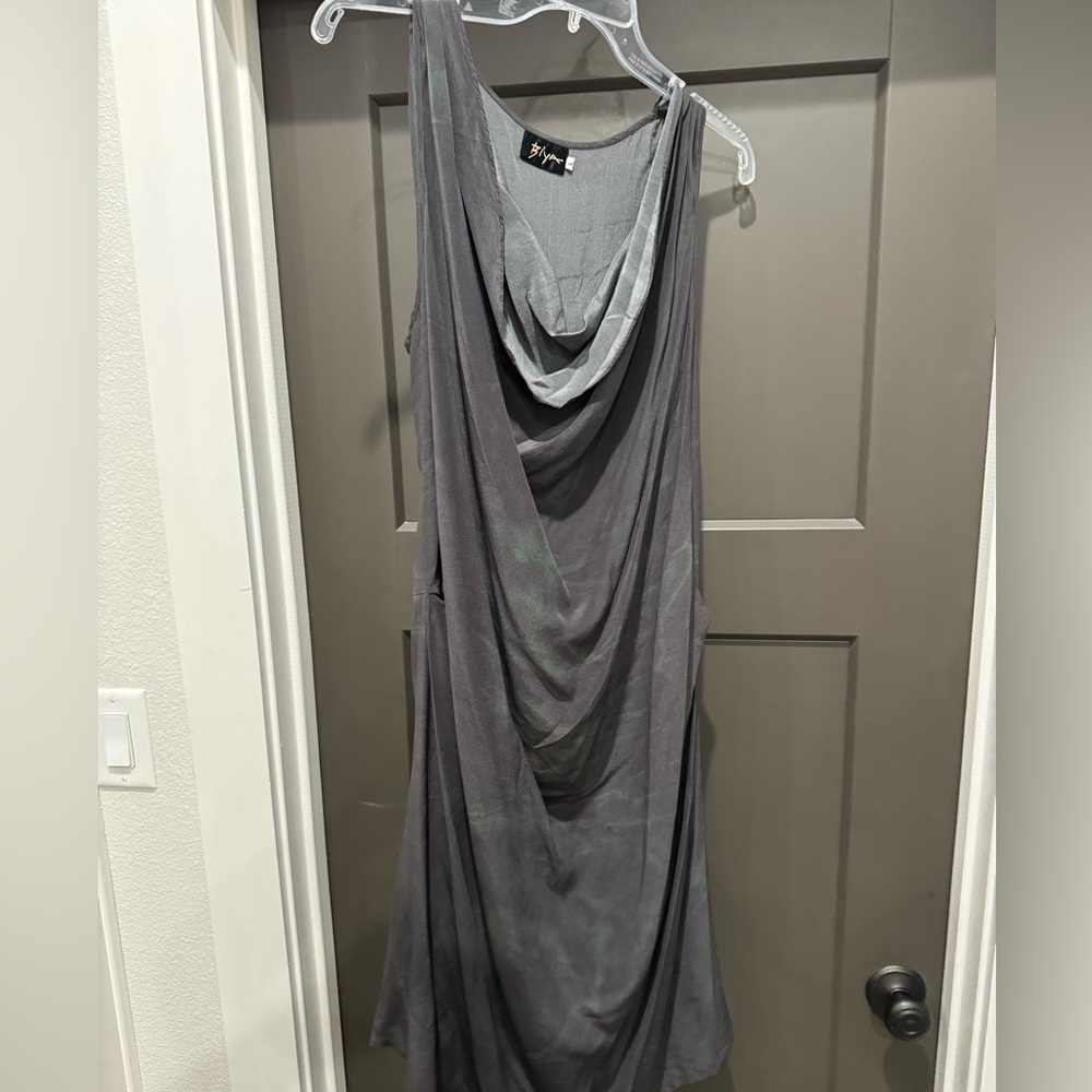 Johnny Was / Biya Mid Length Black dress 100% Silk - Size L